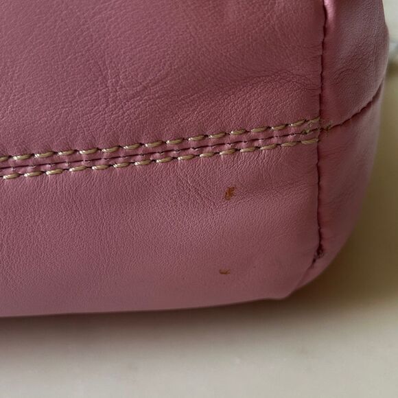 Tosca Blu pale pink Leather shoulder Handbag - Picture 10 of 16